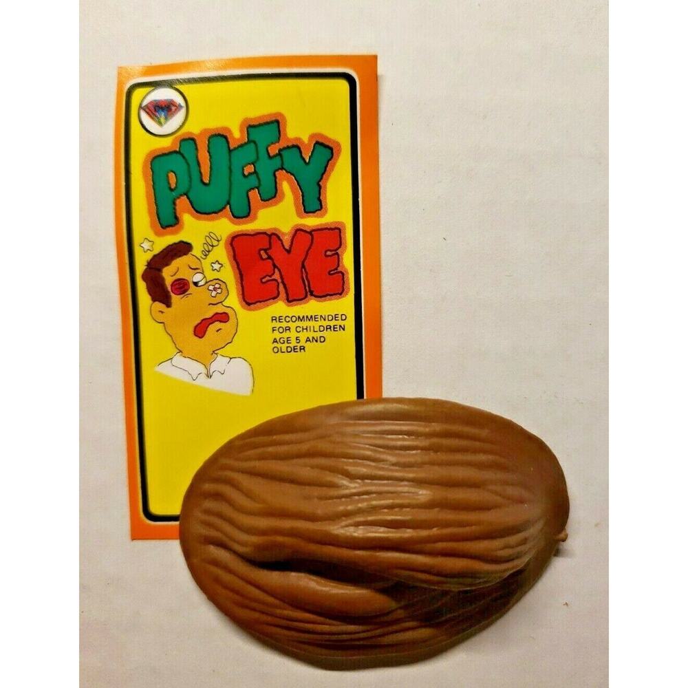 Vintage Puffy Eye Toy Comedy Trick Joke Dimestore Made Hong Kong New Old Stock‎